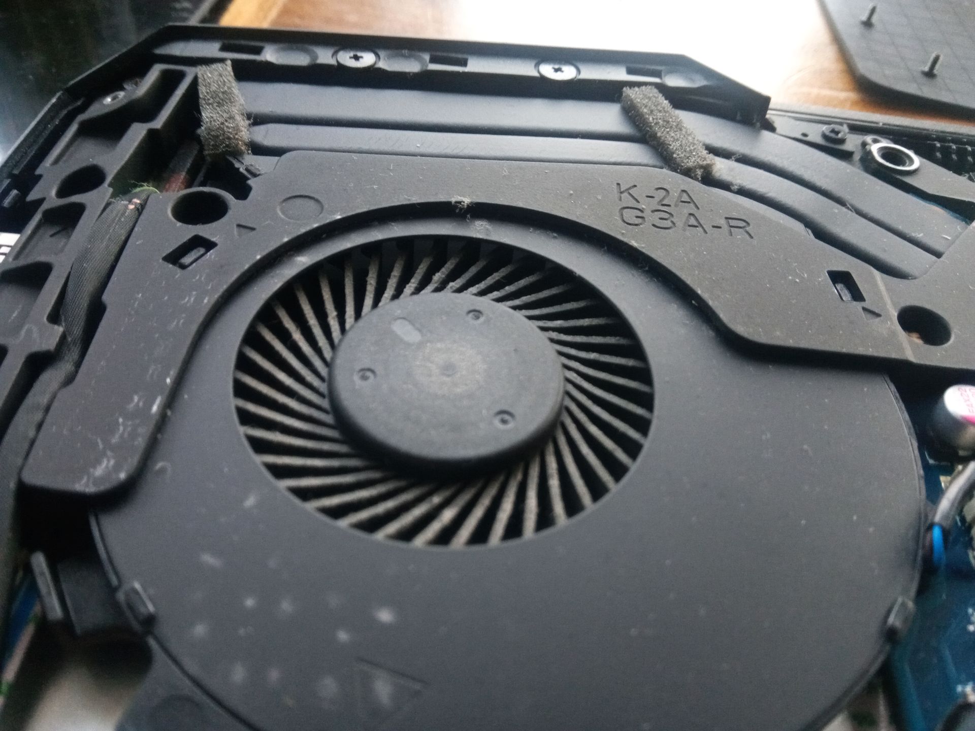 HP Omen fan cleaning