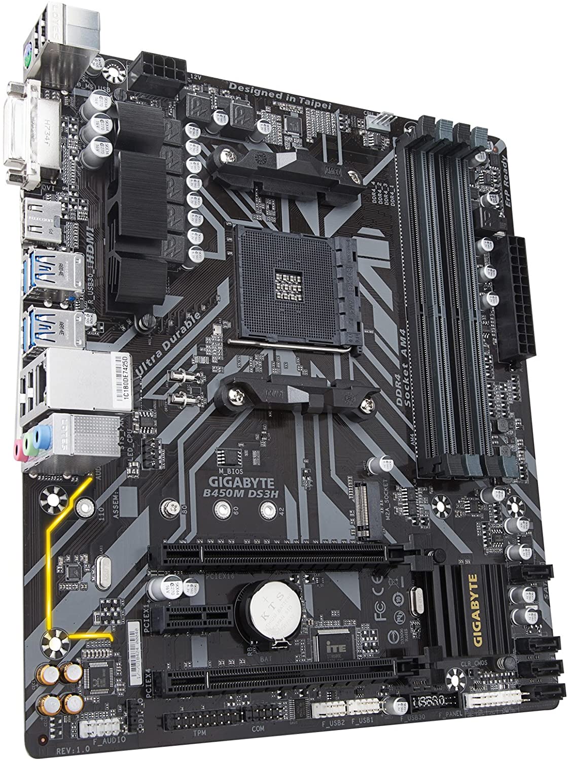 Gigabyte B450M DS3H Micro ATX motherboard