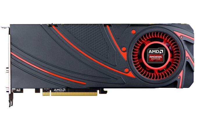 The AMD Radeon R9 290 video card.