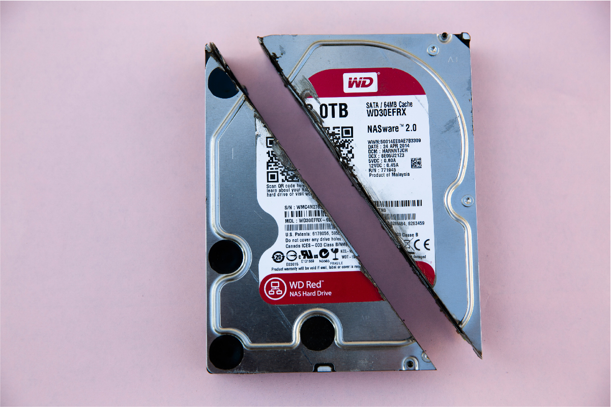 A PC hard disk drive