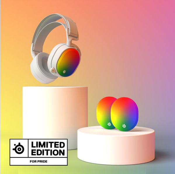limited edition pride month speaker plates by steelseries