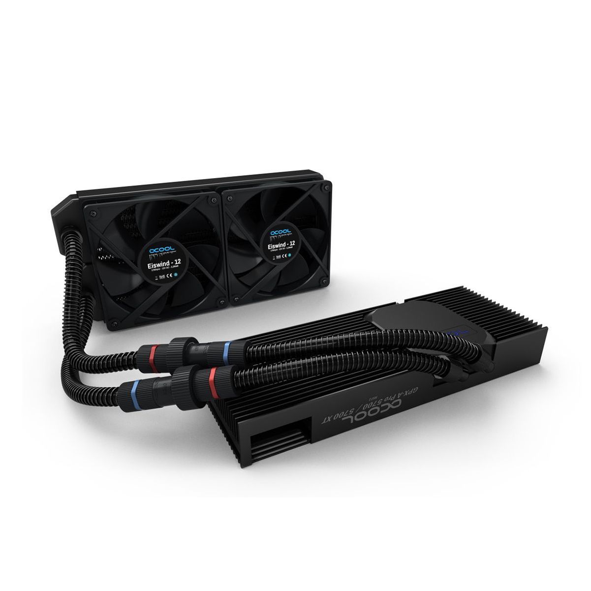 Alphacool Eiswolf 240 GPX Pro AIO GPU Cooler for the Radeon RX 5700 XT