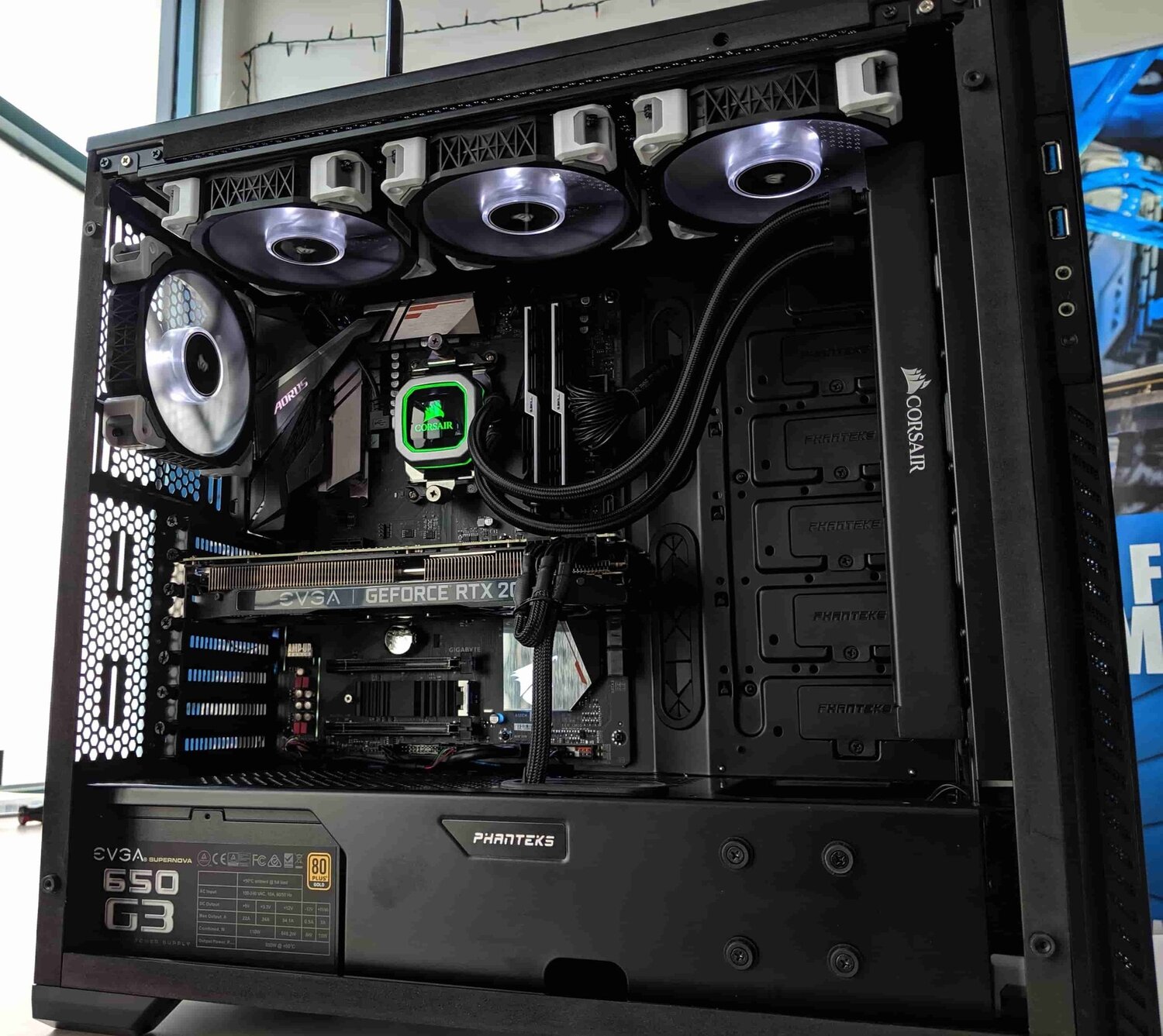 liquid cooled gaming pc