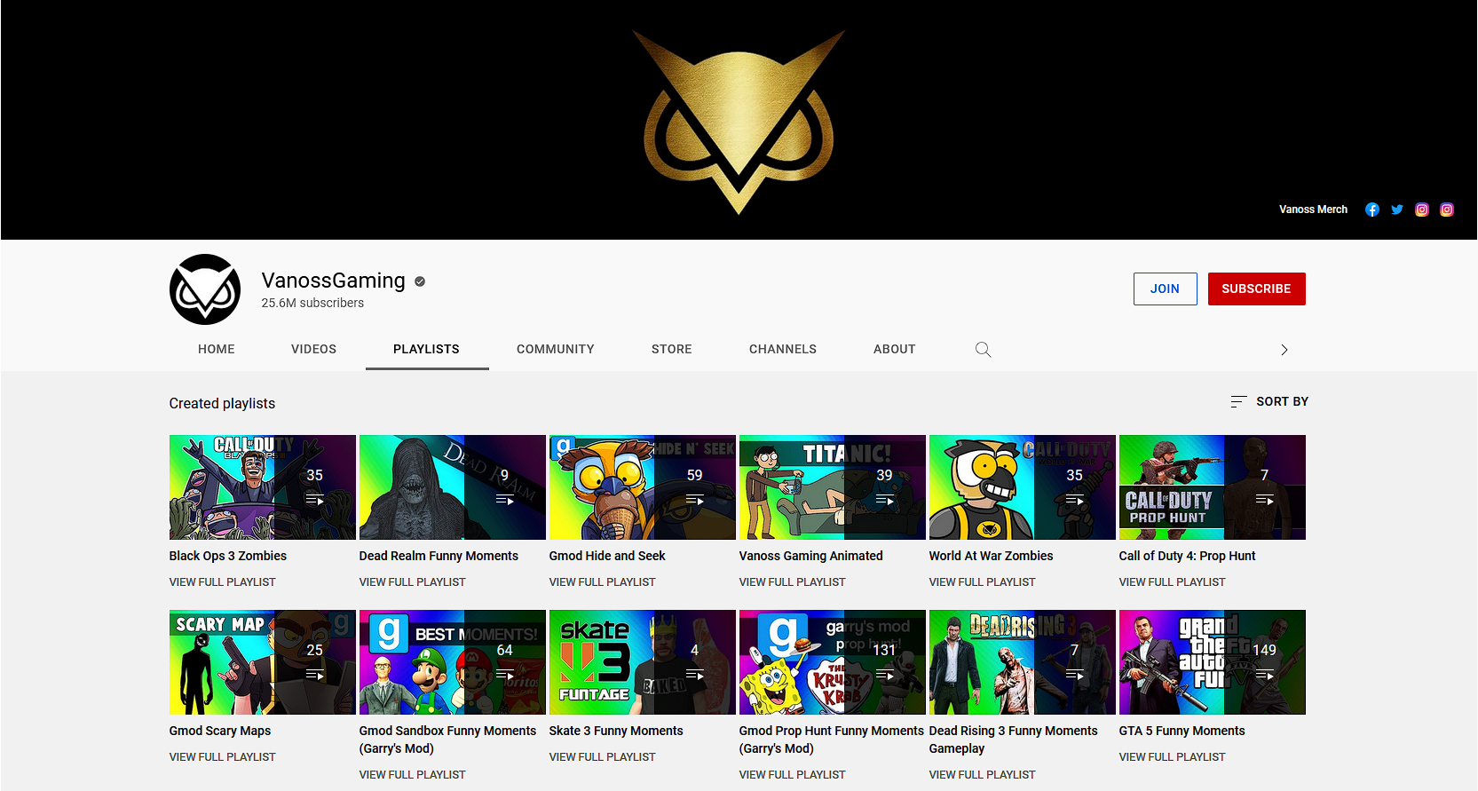 vanossgaming youtube