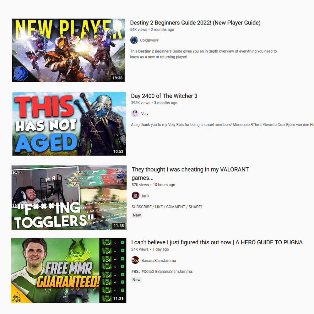 youtube gaming channel thumbnails