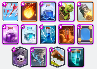 clash royale spells