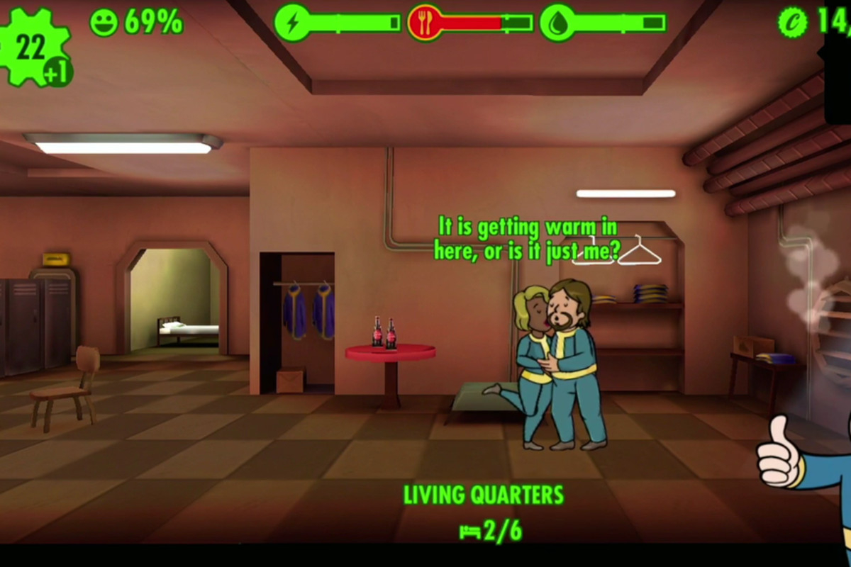 fallout shelter sexual innuendo
