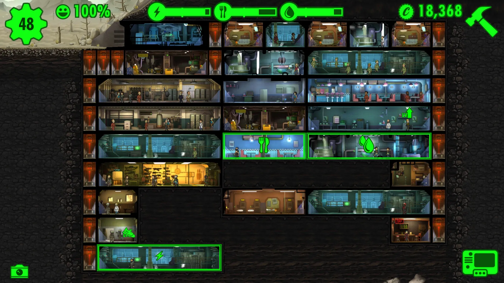 fallout shelter vault design