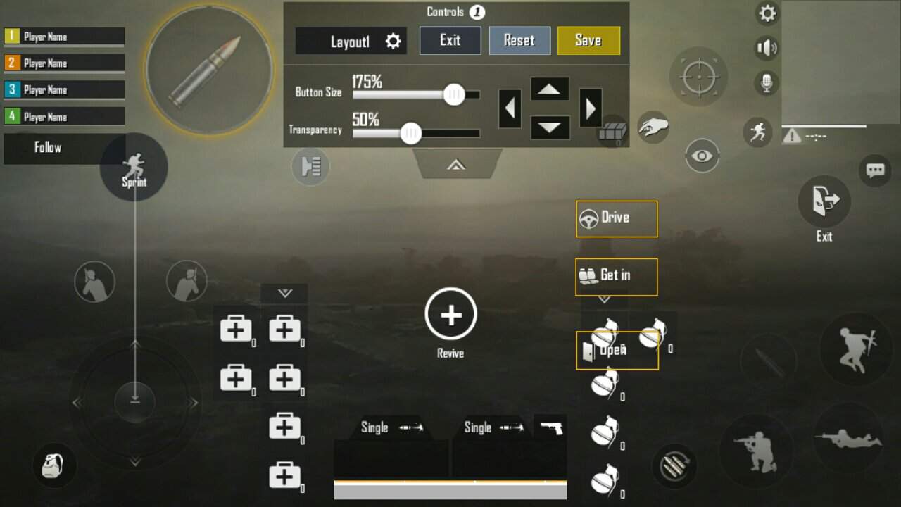 pubg mobile controls