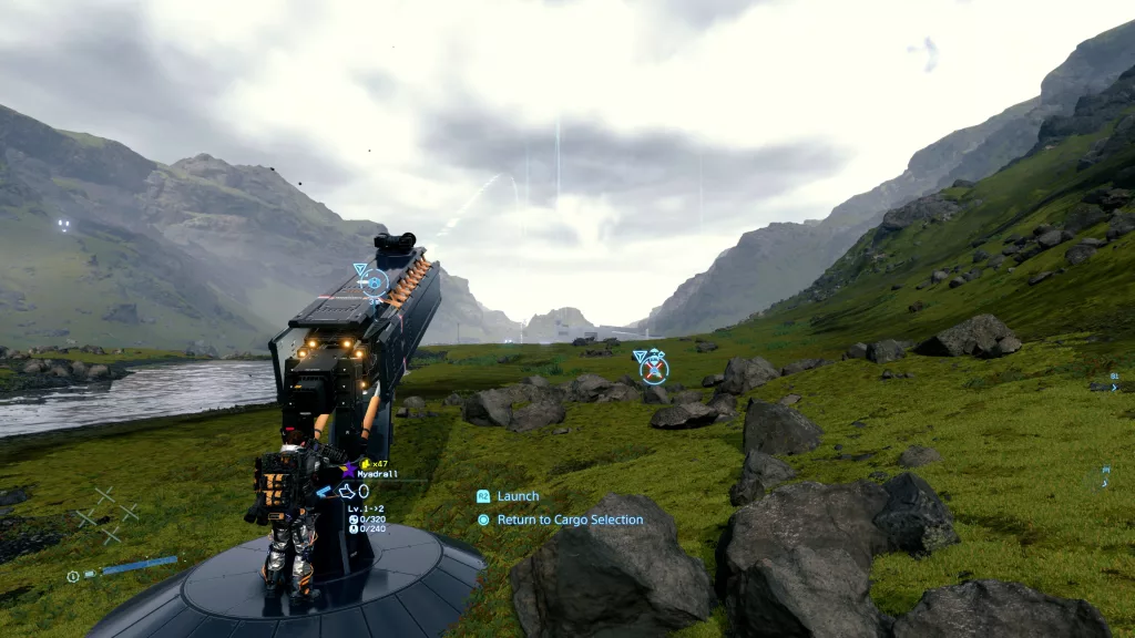 death stranding gameplay