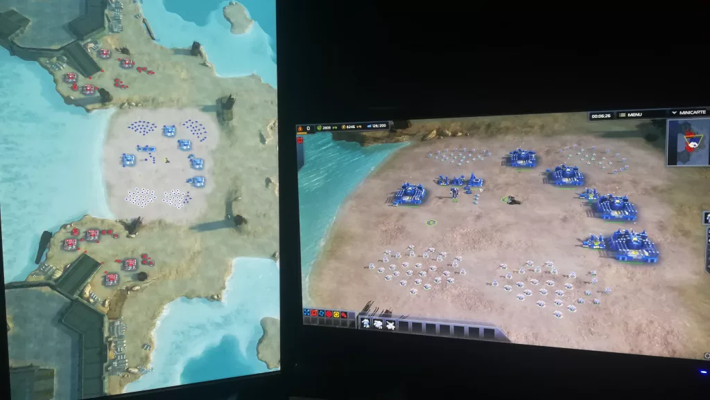 supreme commander dual monitor